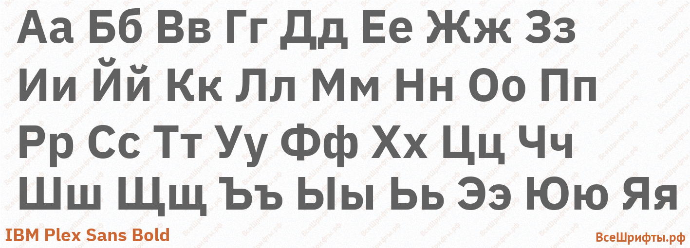 Шрифт IBM Plex Sans Bold с русскими буквами Шрифт IBM Plex Sans Bold с русскими буквами