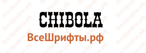 Шрифт Chibola