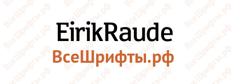 Шрифт EirikRaude