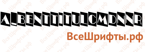 Шрифт a_BentTitulCmDnNr