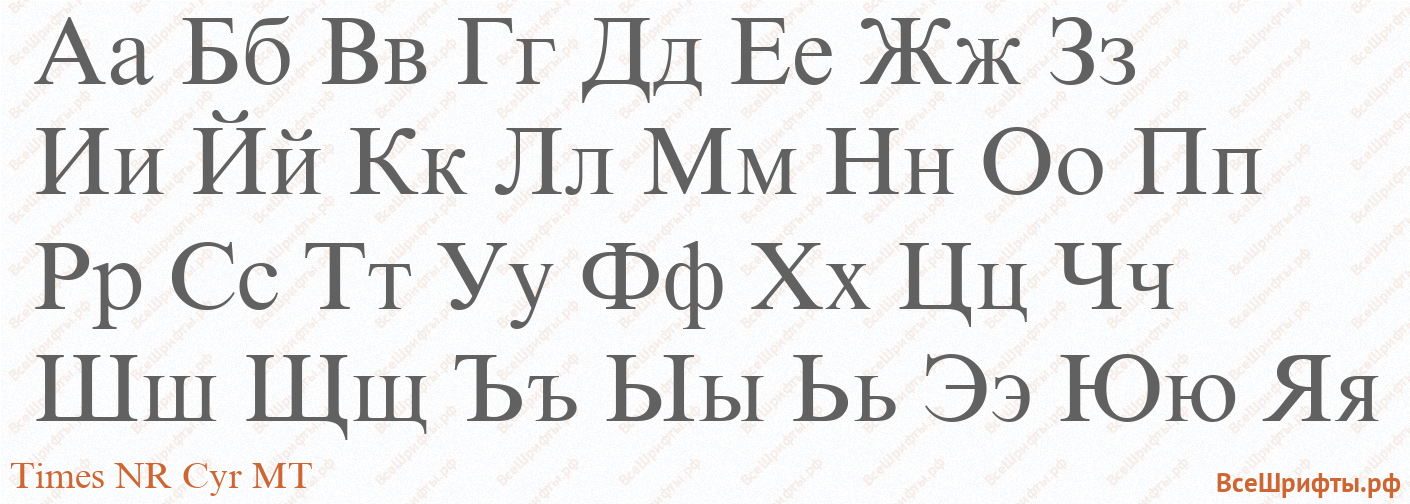 Шрифт Times NR Cyr MT с русскими буквами Шрифт Times NR Cyr MT с русскими буквами