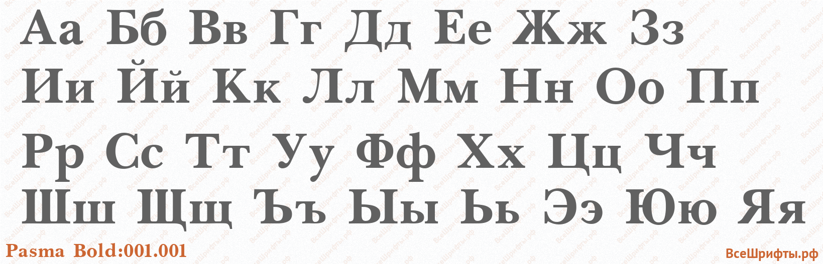Шрифт Pasma Bold:001.001 с русскими буквами Шрифт Pasma Bold:001.001 с русскими буквами