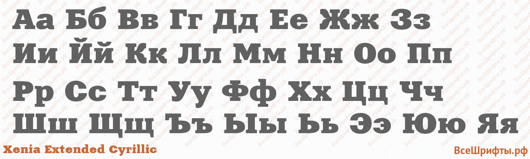 Шрифт Xenia Extended Cyrillic с русскими буквами Шрифт Xenia Extended Cyrillic с русскими буквами