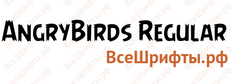 Шрифт AngryBirds Regular