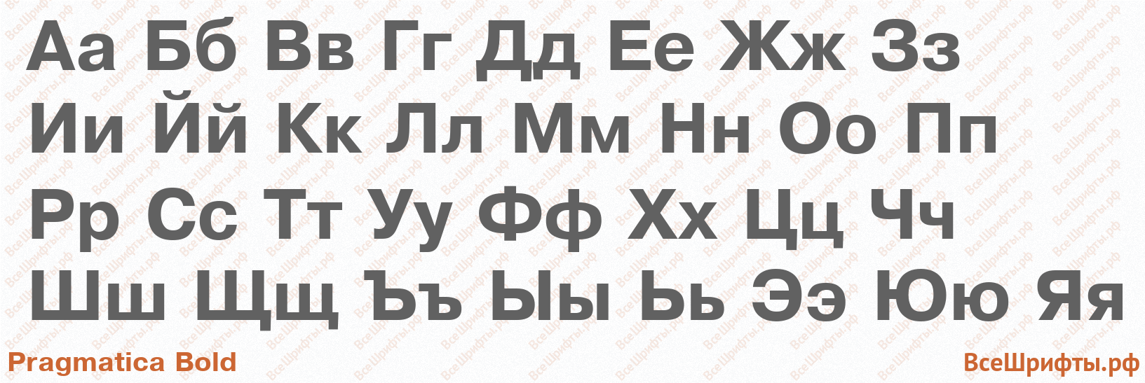 Шрифт Pragmatica Bold с русскими буквами Шрифт Pragmatica Bold с русскими буквами