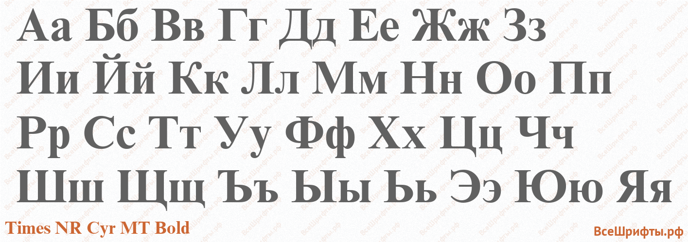 Шрифт Times NR Cyr MT Bold с русскими буквами Шрифт Times NR Cyr MT Bold с русскими буквами